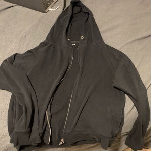 Cropped Zip-up Hoodie